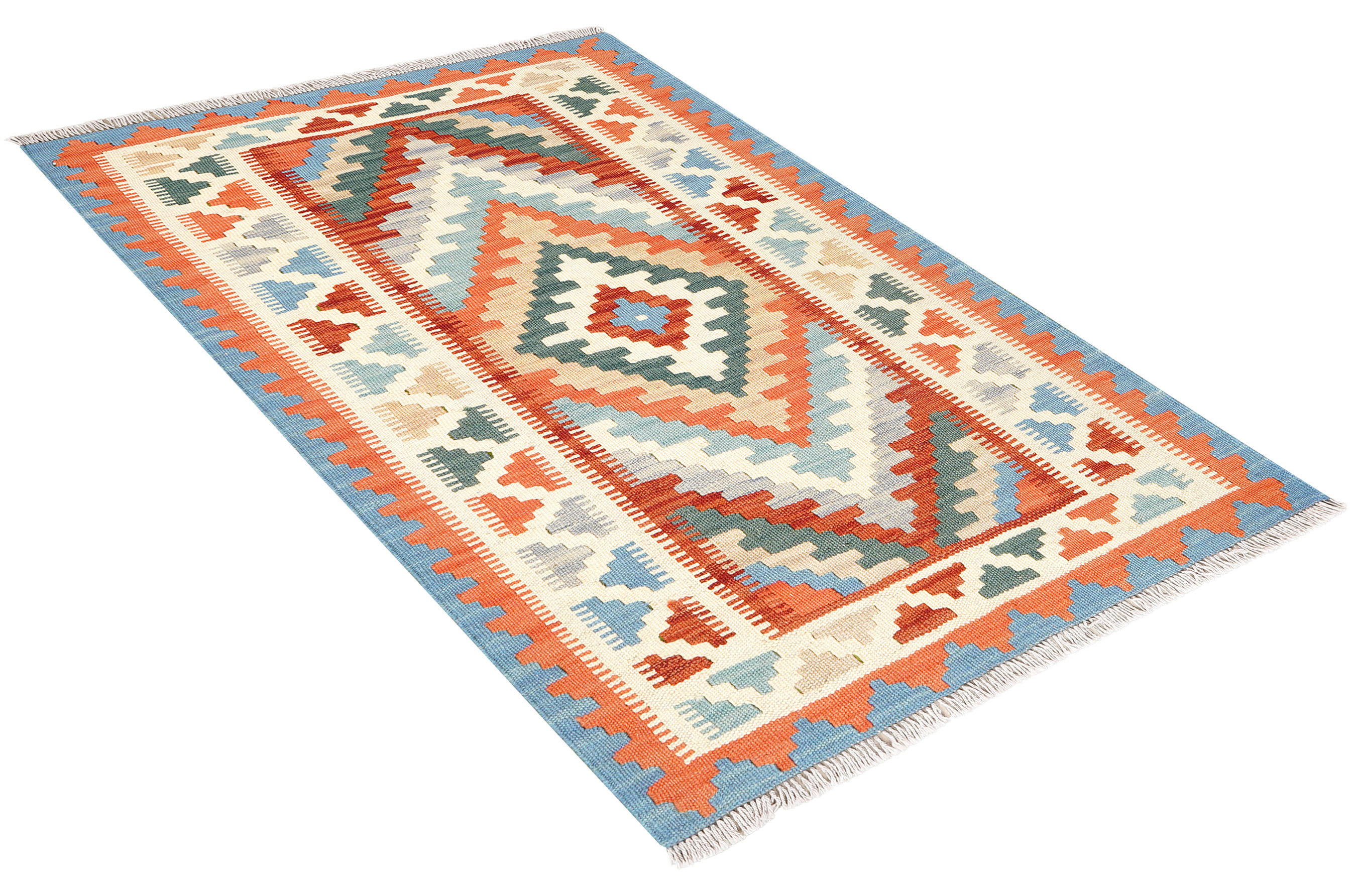 PersaTepp Teppich Kelim Gashgai bunt B/H/L: ca. 85x1x130 cm Kelim Gashgai - bunt (130,00/85,00/1,00cm) - PersaTepp