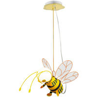 GLOBO Pendelleuchte Multi Kunststoff B/H: ca. 36x120 cm E27 1 Brennstellen KITA - Multi (36,00/120,00cm) - GLOBO