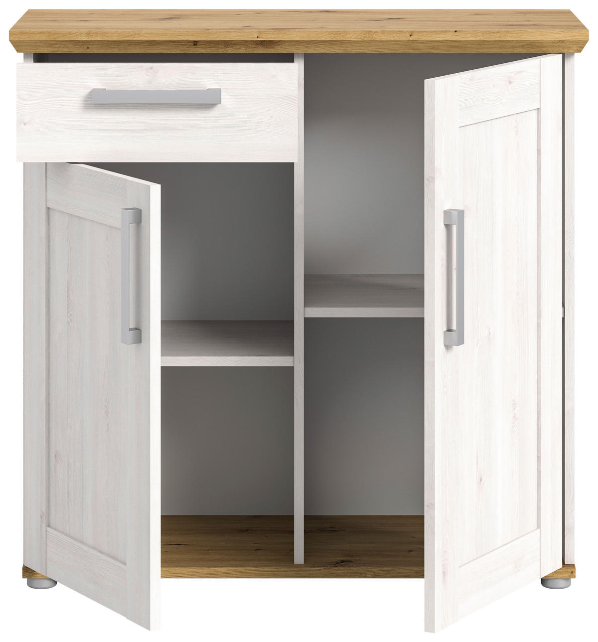 Kommode Verona Sibiu Lärche Nachbildung Eiche Artisan Nachbildung B/H/T: ca. 90x88x37 cm Verona - Eiche (90,00/88,00/37,00cm) - xonox.home