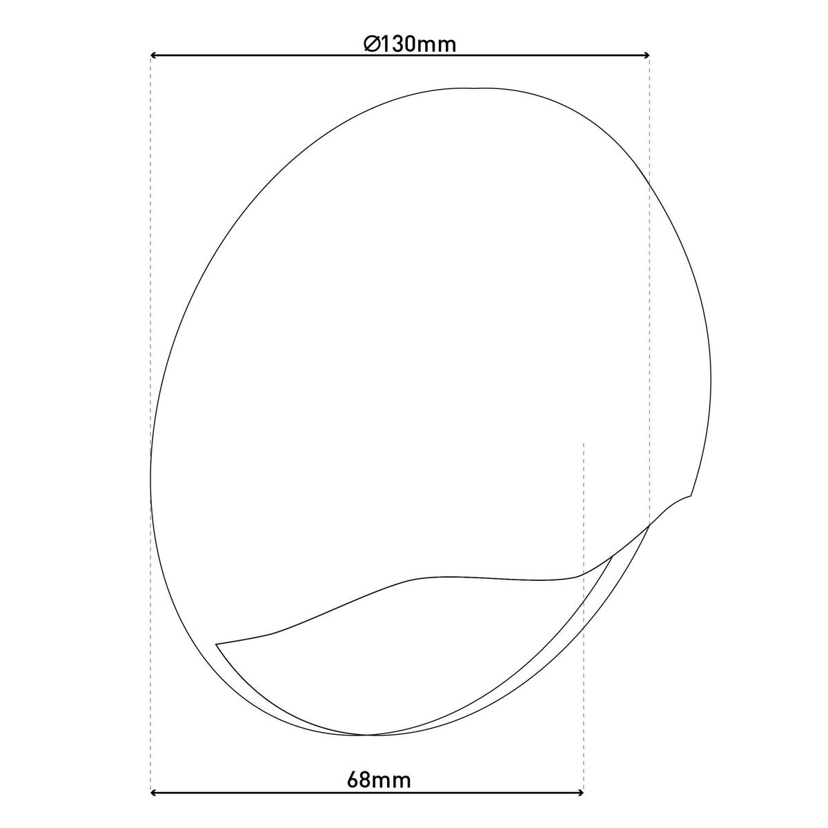 LED-Außenwandleuchte 1148859 weiß H/D: ca. 6,8x13 cm LED Außenwandleuchte VEDUS mit LED - weiß (13,00/6,80cm) - Näve Leuchten