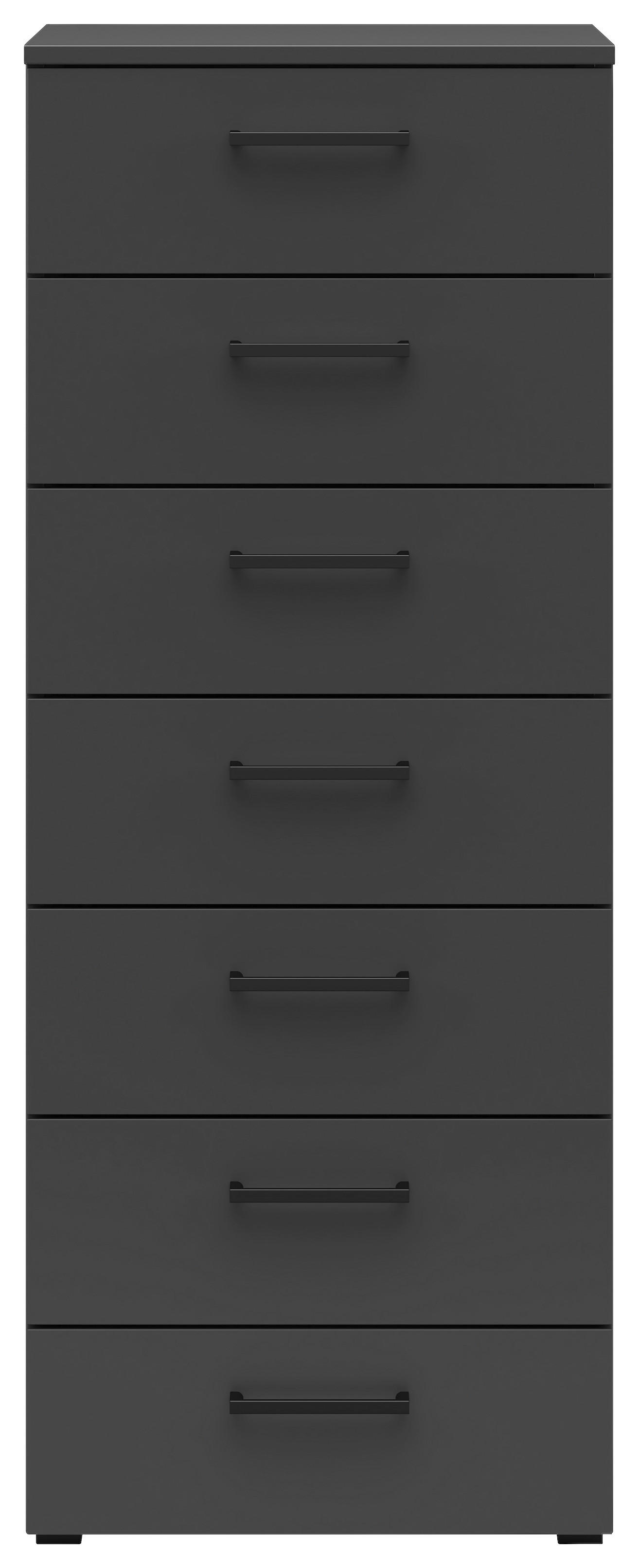 Kommode Multi-Stauraum Typ 18 anthrazit B/H/T: ca. 45x115x40 cm Multi-Stauraum Typ 18 - anthrazit (45,00/115,00/40,00cm)