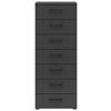 Kommode Multi-Stauraum Typ 18 anthrazit B/H/T: ca. 45x115x40 cm Multi-Stauraum Typ 18 - anthrazit (45,00/115,00/40,00cm)