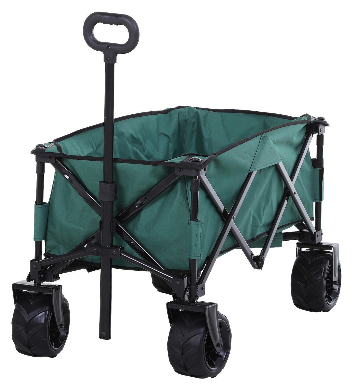 Outsunny Gerätewagen grün B/H/L: ca. 55x91x108 cm Bollerwagen - grün (108,00/55,00/91,00cm) - Outsunny