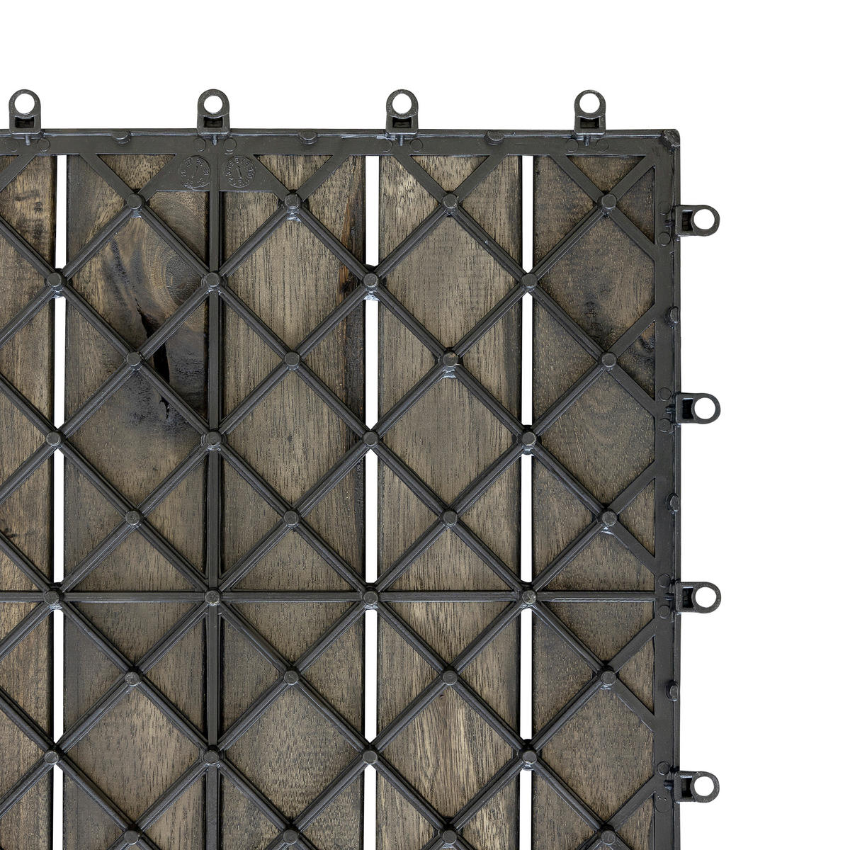 POCOline Terrassenfliese Anthrazit anthrazit B/L: ca. 30x30 cm Anthrazit - anthrazit (30,00/30,00/2,40cm) - POCOline