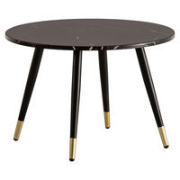 Couchtisch schwarz Marmor Optik B/H/T: ca. 60x41x60 cm Couchtisch - schwarz (60,00/41,00/60,00cm) - Wohnling