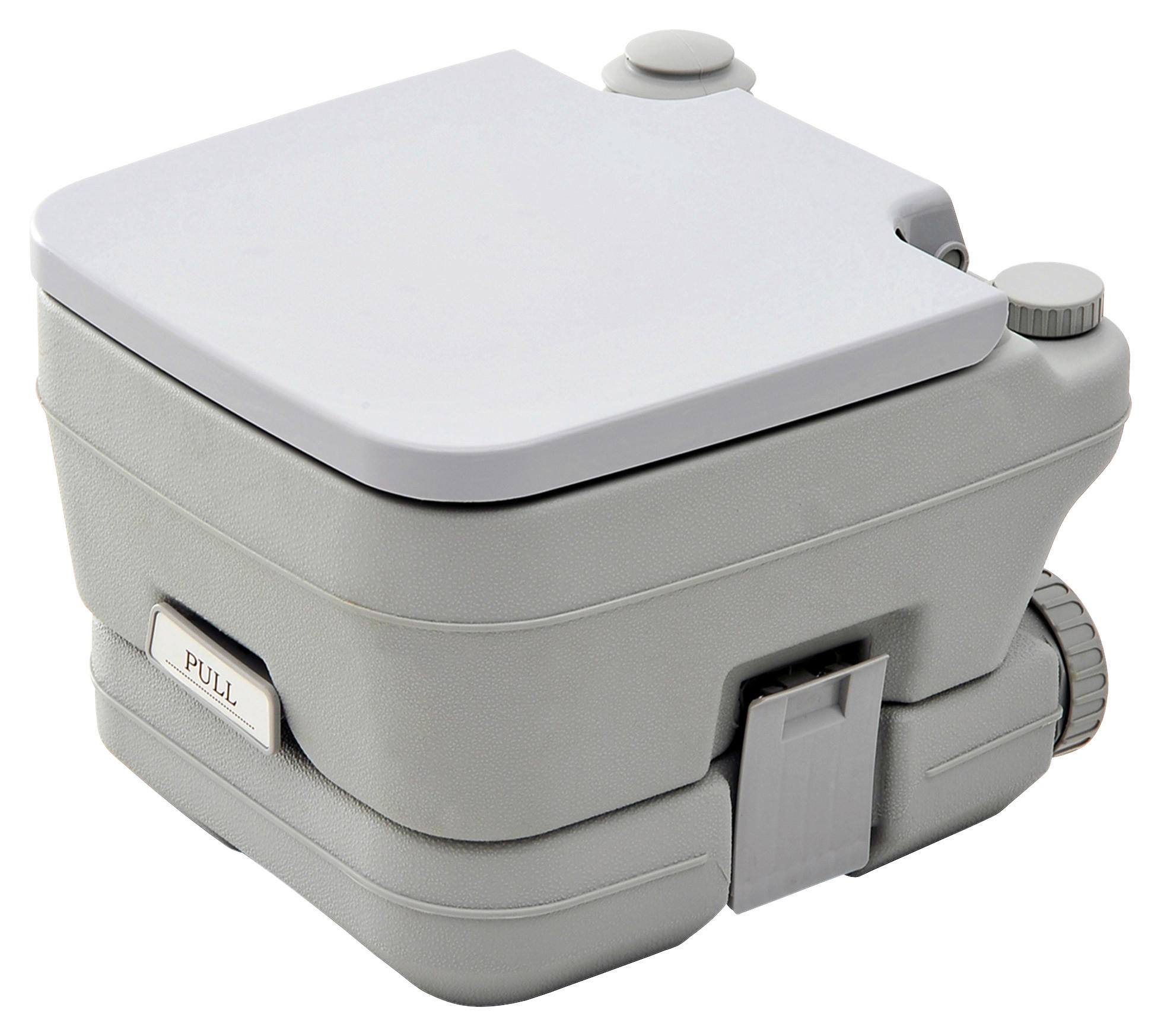 Outsunny Campingtoilette B/H/L: ca. 42x30x36 cm Campingtoilette - grau (36,00/42,00/30,00cm) - Outsunny