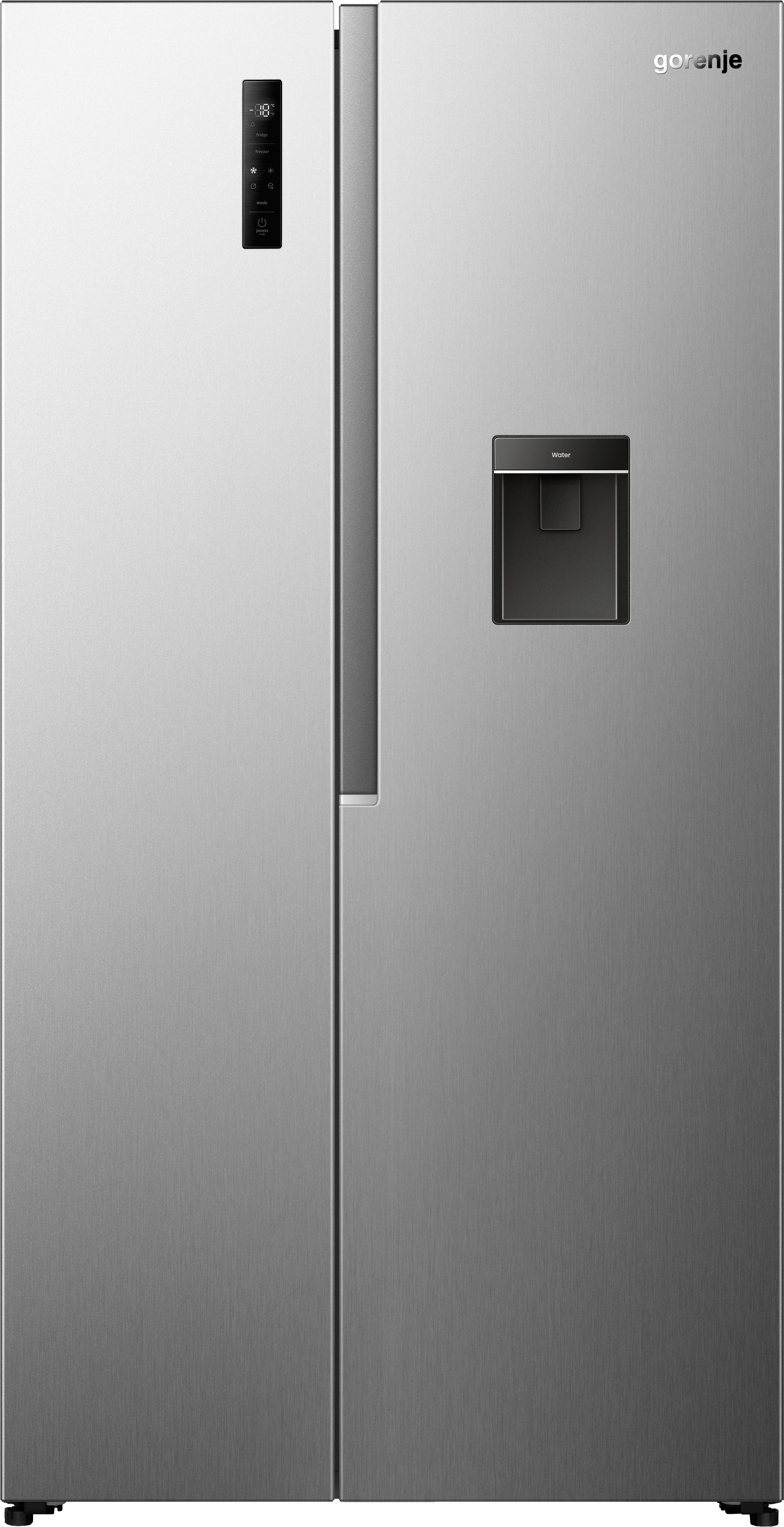 Gorenje Side-by-Side NRS9E4XWD Inox B/H/T: ca. 91,1x178,6x61,5 cm Side-by-Side NRS9E4XWD - Inox (91,10/178,60/61,50cm) - Gorenje
