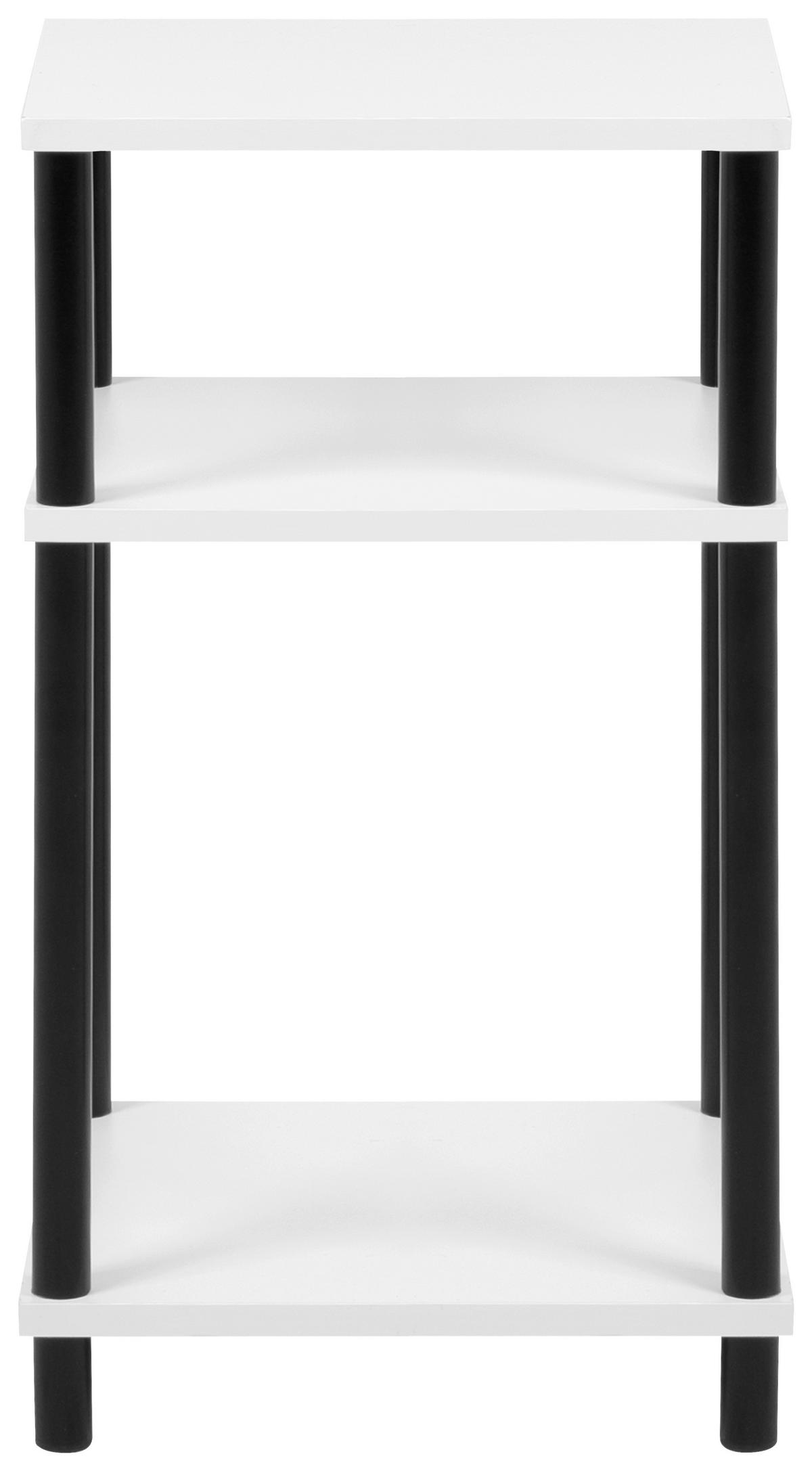 Telefontisch Tobi B/H/T: ca. 34x60x30 cm Tobi - weiß/schwarz (34,00/60,00/30,00cm)