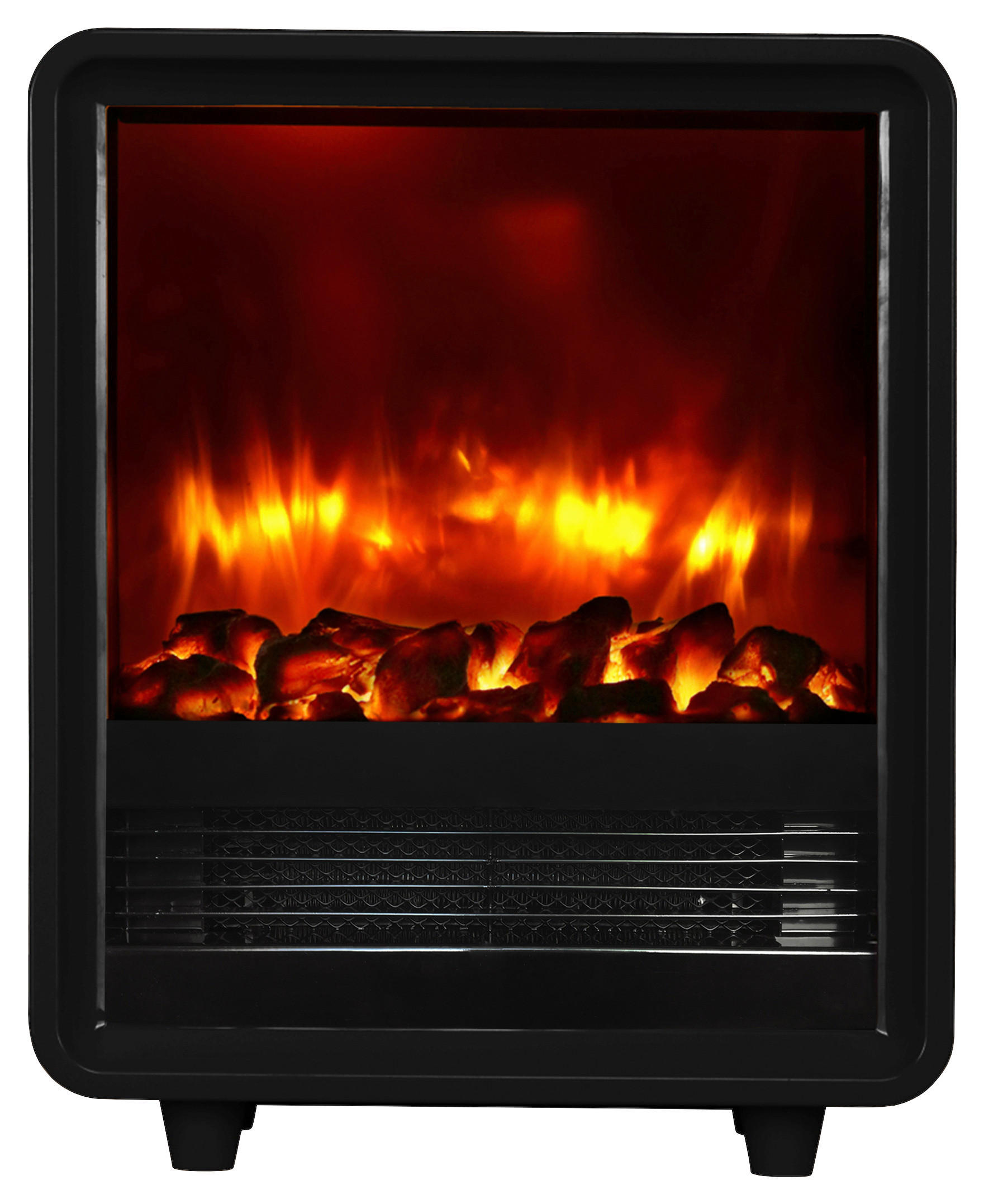 Balderia Elektrischer-Kamin schwarz B/H/L: ca. 17,5x37,5x30 cm Elektro-Kamin George - schwarz (30,00/17,50/37,50cm) - Balderia