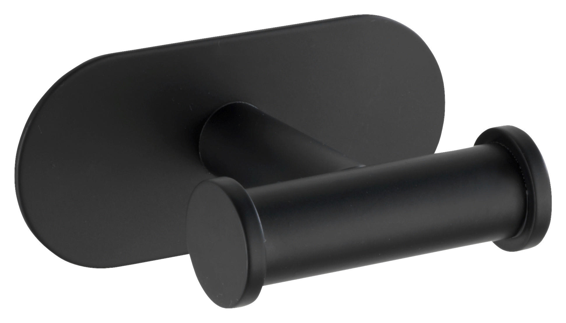 Handtuchhaken schwarz Metall B/H/T: ca. 10x4,5x6,5 cm Handtuchhaken_Duo_Orea_Black - schwarz (10,00/4,50/6,50cm) - Turbo-Loc