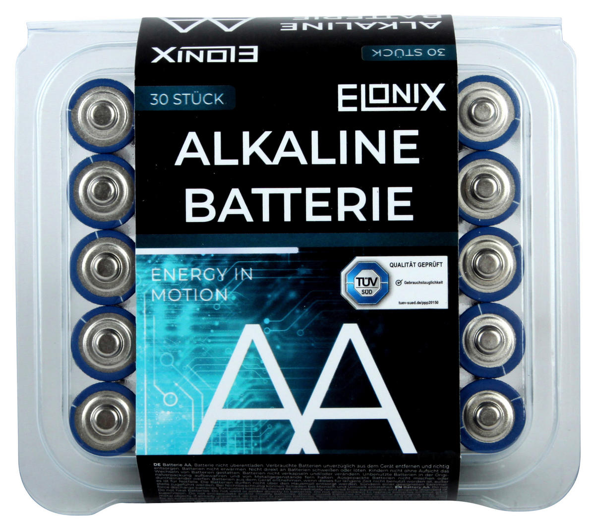 Elonix Batterie 505791 Batterie_AA_30er_Elonix - Elonix