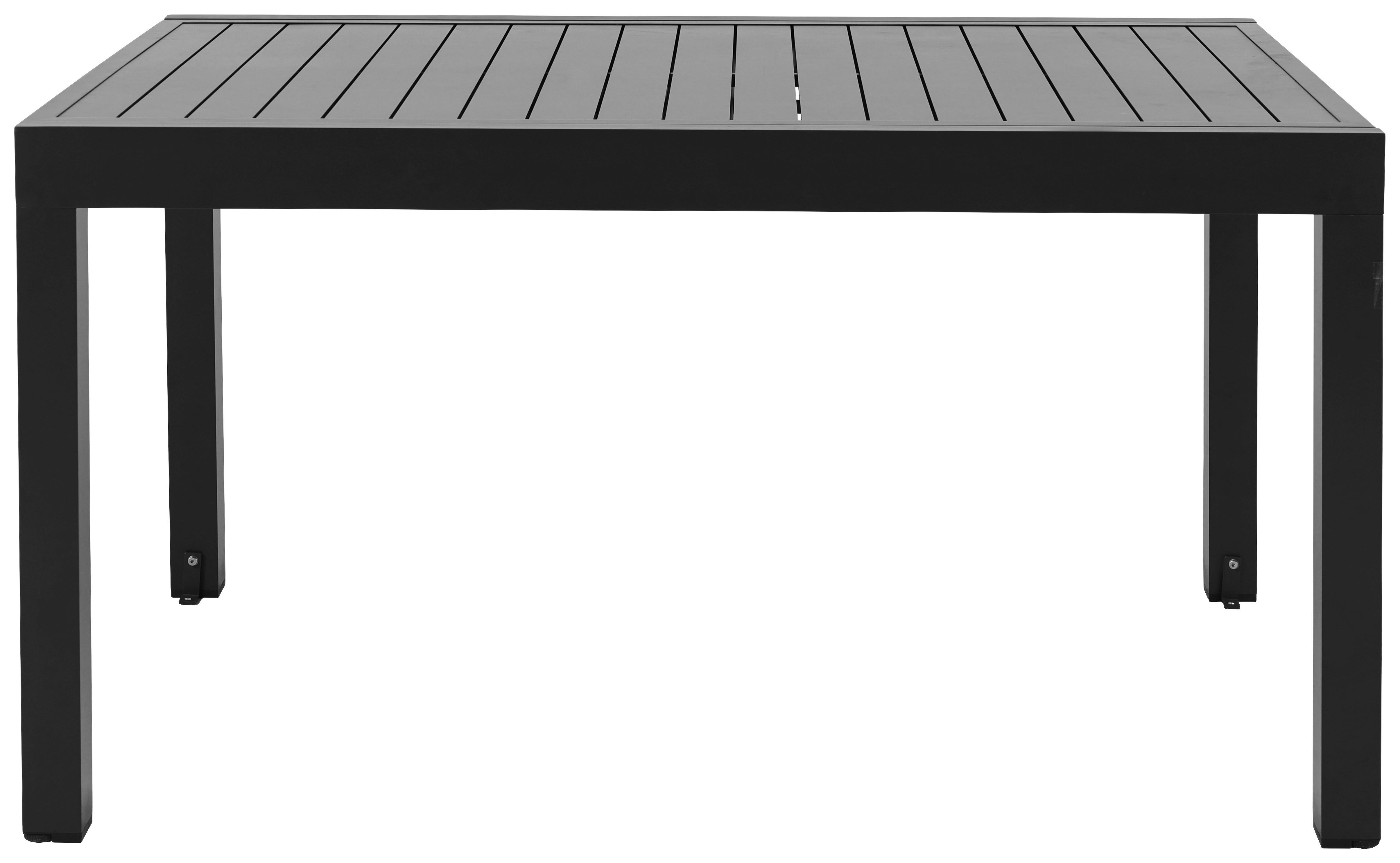 POCOline Gartentisch dunkelgrau Aluminium B/H/L: ca. 90x75x135 cm Gartentisch_Maja - dunkelgrau (135,00/90,00/75,00cm) - POCOline