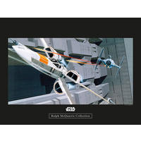 Komar Poster Star Wars Classic RMQ X-Wing vs TIE Star Wars B/L: ca. 40x30 cm Star Wars Classic RMQ X-Wing vs TIE - (40,00/30,00cm) - Komar