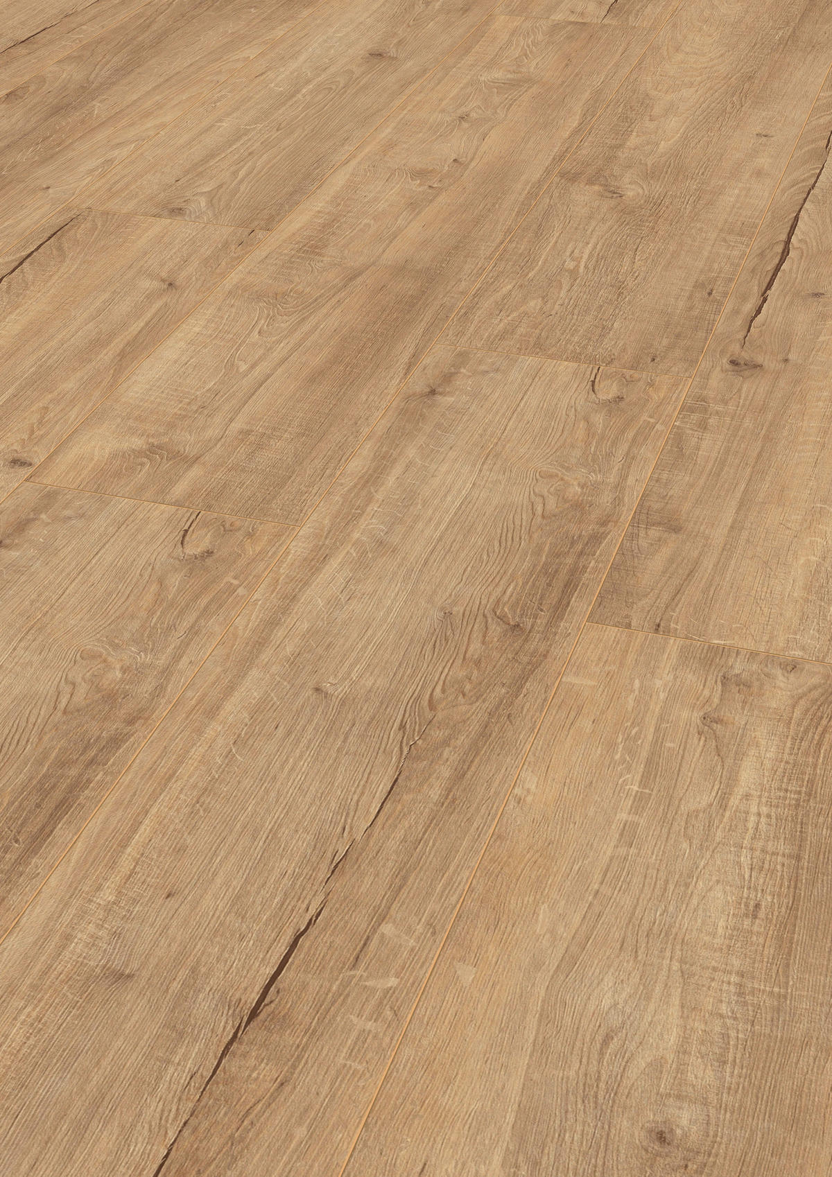 Kronotex Laminatboden Exquisit Plus ca. 2,694 m² im Paket  B/L: ca. 24,4x138 cm pro Paket Exquisit Plus ca. 2,694 m² im Paket - natur (24,40/138,00cm) - Kronotex