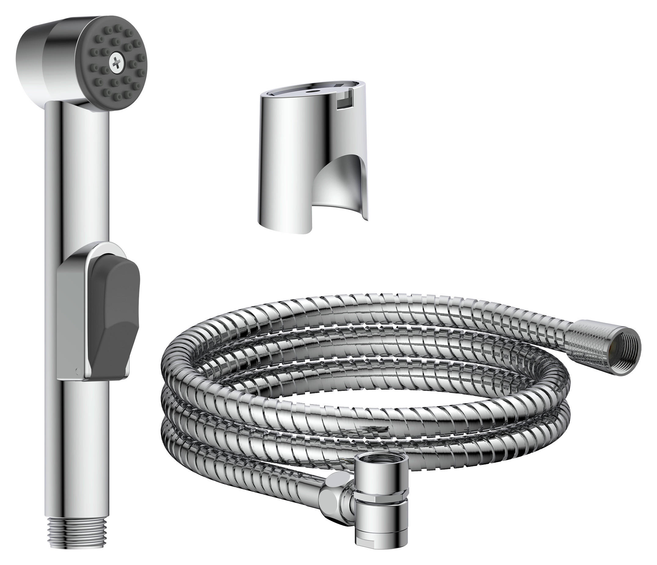 Waschbeckenbrause-Set Chrom B/H/L: ca. 3,3x18x150 cm Waschbeckenbrauseset - Chrom (150,00/3,30/18,00cm) - Eisl