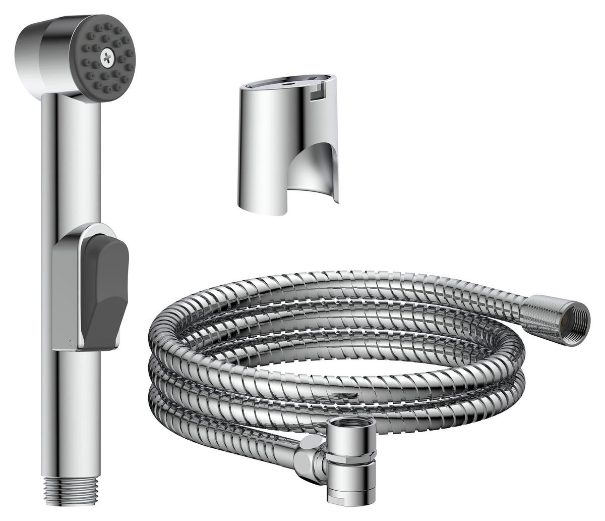 Waschbeckenbrause-Set Chrom B/H/L: ca. 3,3x18x150 cm Waschbeckenbrauseset - Chrom (150,00/3,30/18,00cm) - Eisl
