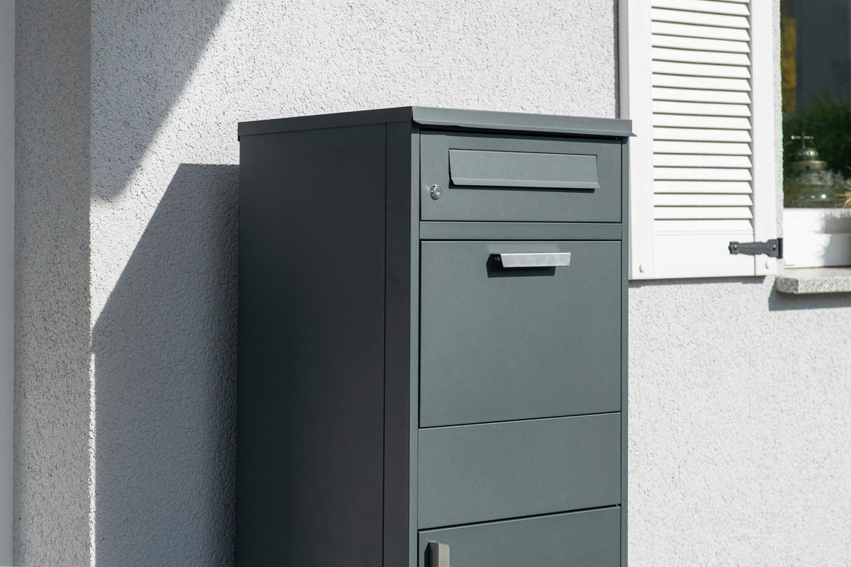 Westmann Paketbox Pedro anthrazit B/H/L: ca. 50x112x37 cm Pedro - anthrazit (37,00/50,00/112,00cm) - Westmann