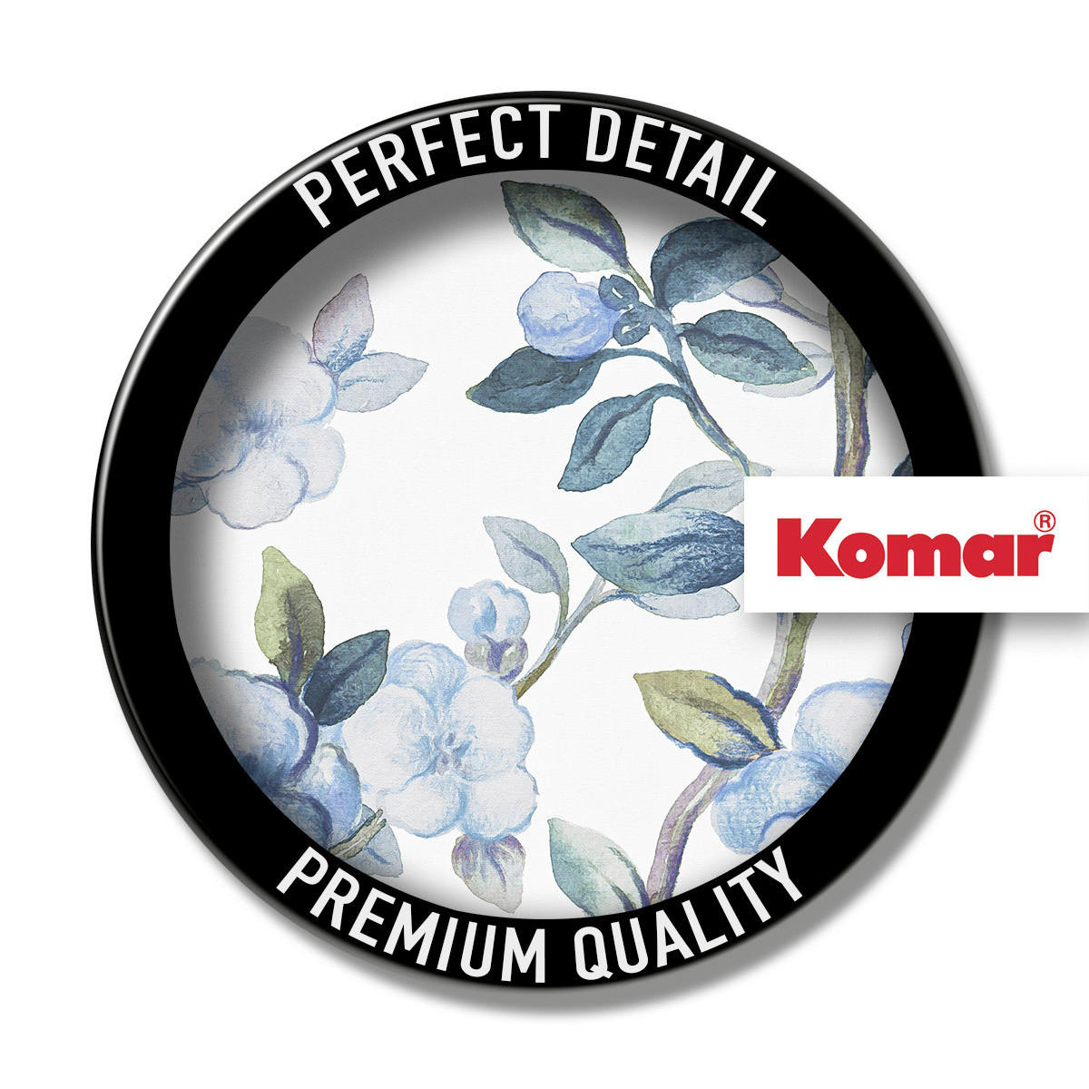 Komar Fototapete Bleu Ciel B/L: ca. 250x250 cm Bleu Ciel - (250,00/250,00cm) - Komar