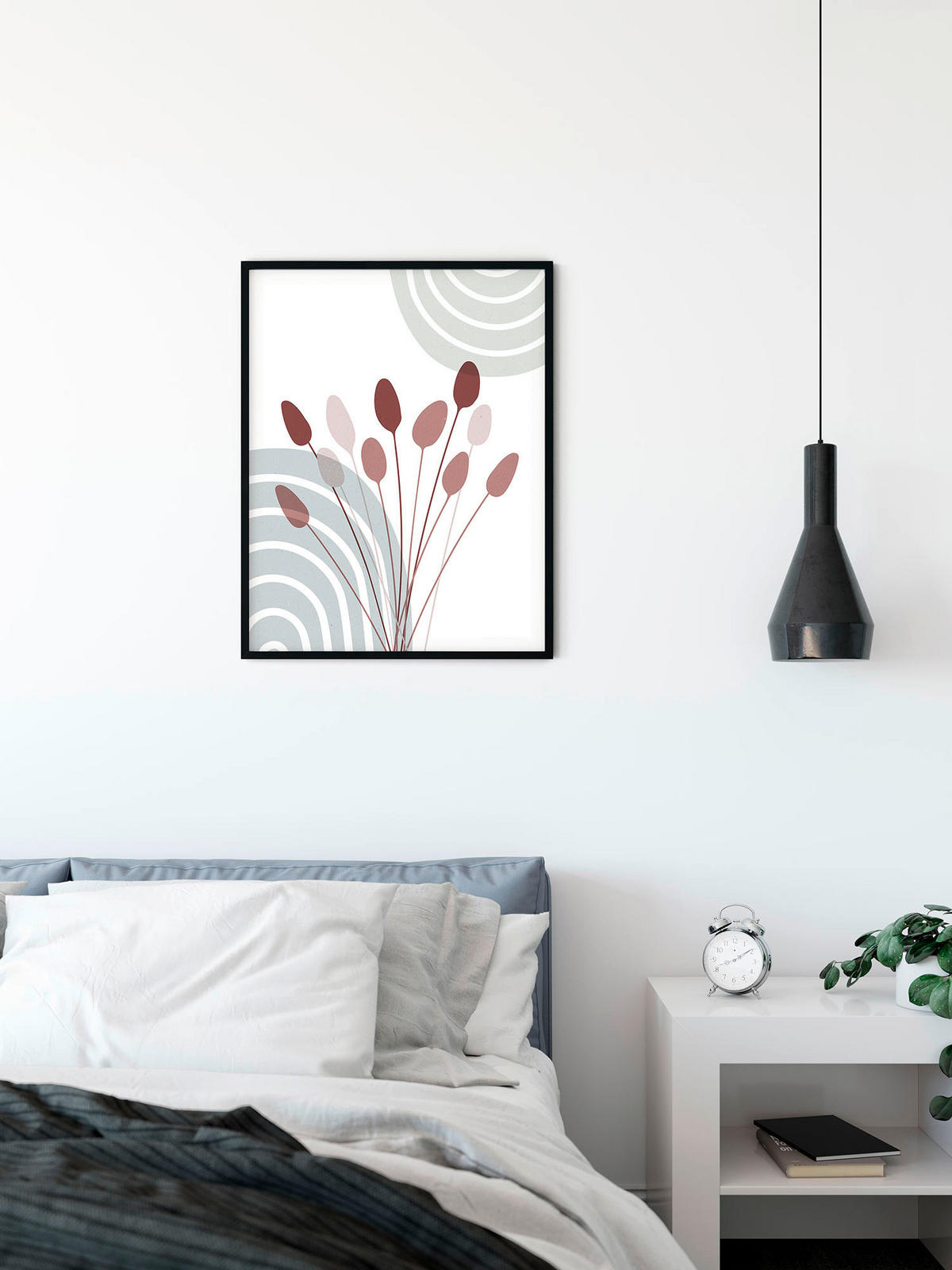 Komar Poster Bohemian Cattail Pflanzen B/L: ca. 30x40 cm Bohemian Cattail - (30,00/40,00cm) - Komar