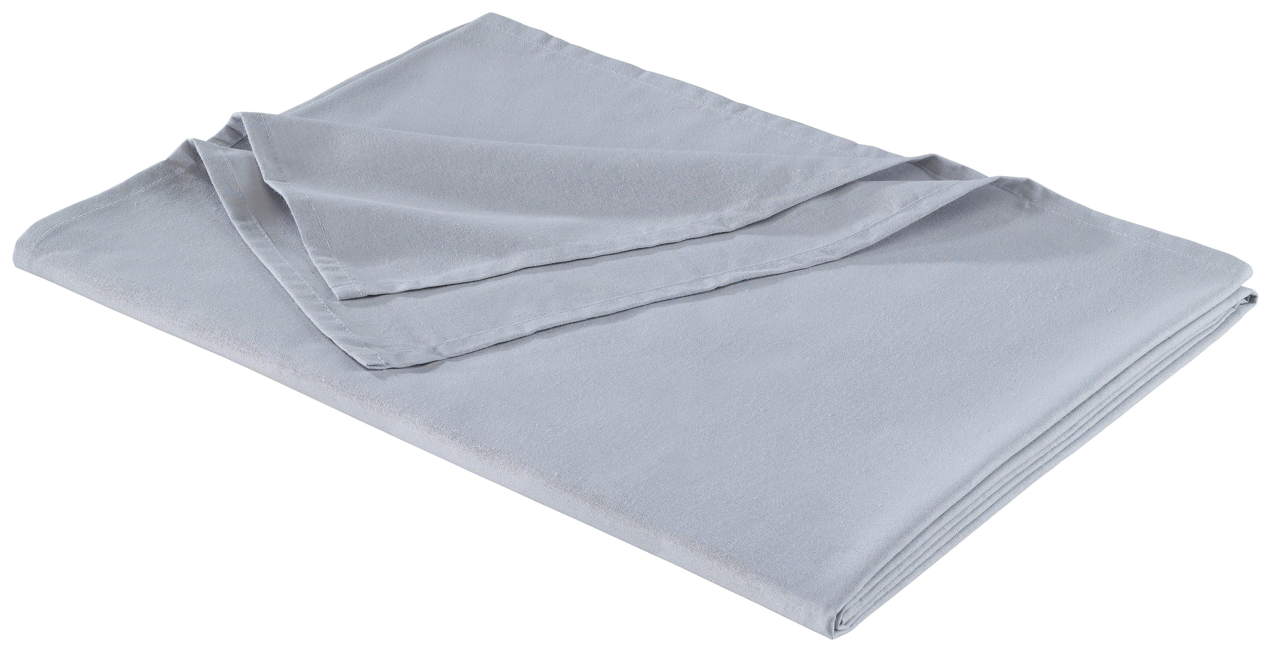Betttuch Renforce Bettlaken-Renforce 150x250cm silber - silber (150,00/250,00cm) - beau rêve