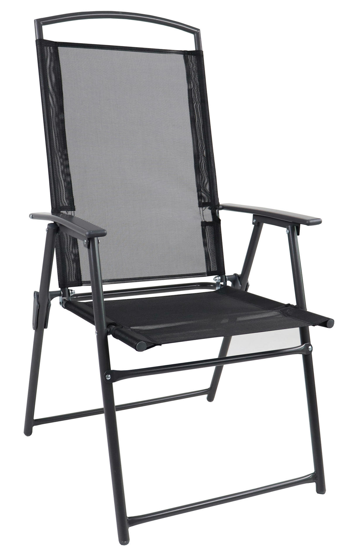 VCM Klappsessel 4er Set anthrazit Metall B/H/T: ca. 61x105x56 cm 4er Set - anthrazit (61,00/105,00/56,00cm) - VCM