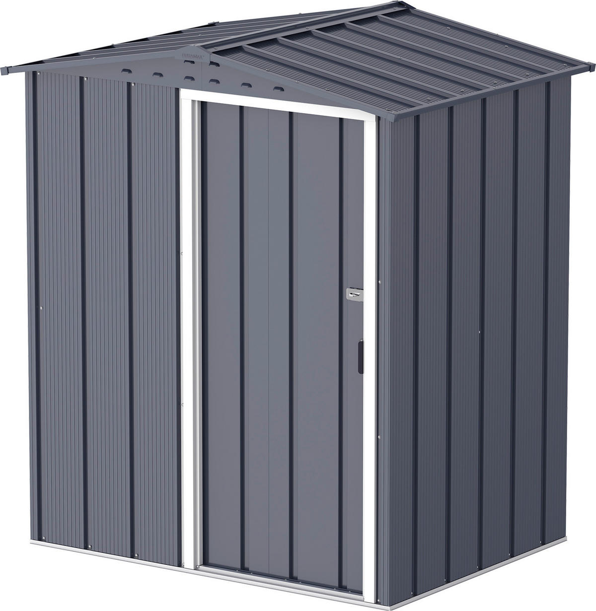 VCM Gerätehaus anthrazit B/H/L: ca. 163x182x112 cm Gerätehaus mit Schiebetür - anthrazit (112,00/163,00/182,00cm) - VCM