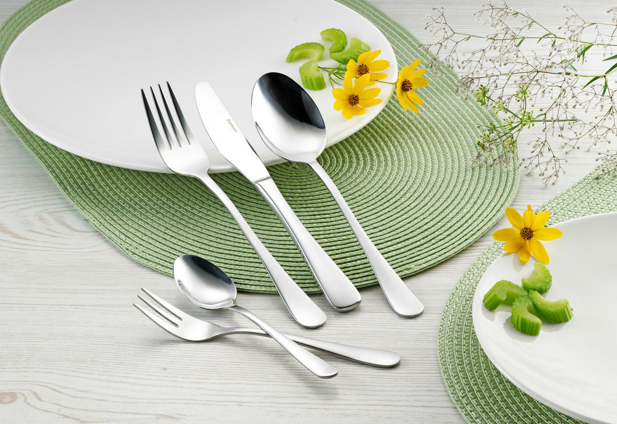 Besteckset Sylvia silber Edelstahl 30 tlg. Sylvia - silber
