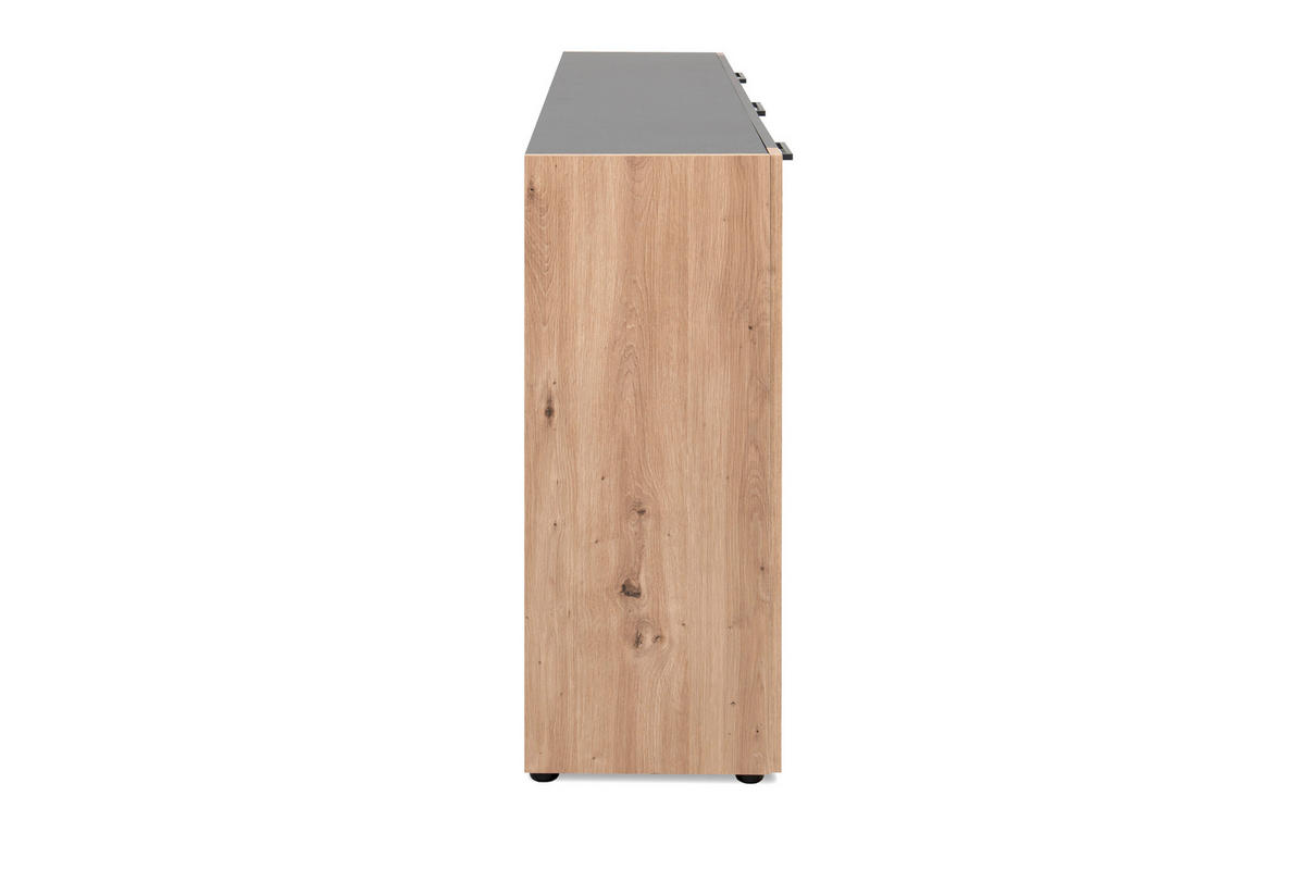 Sideboard Cento anthrazit Eiche Artisan Oak Nachbildung Cento - Eiche/anthrazit