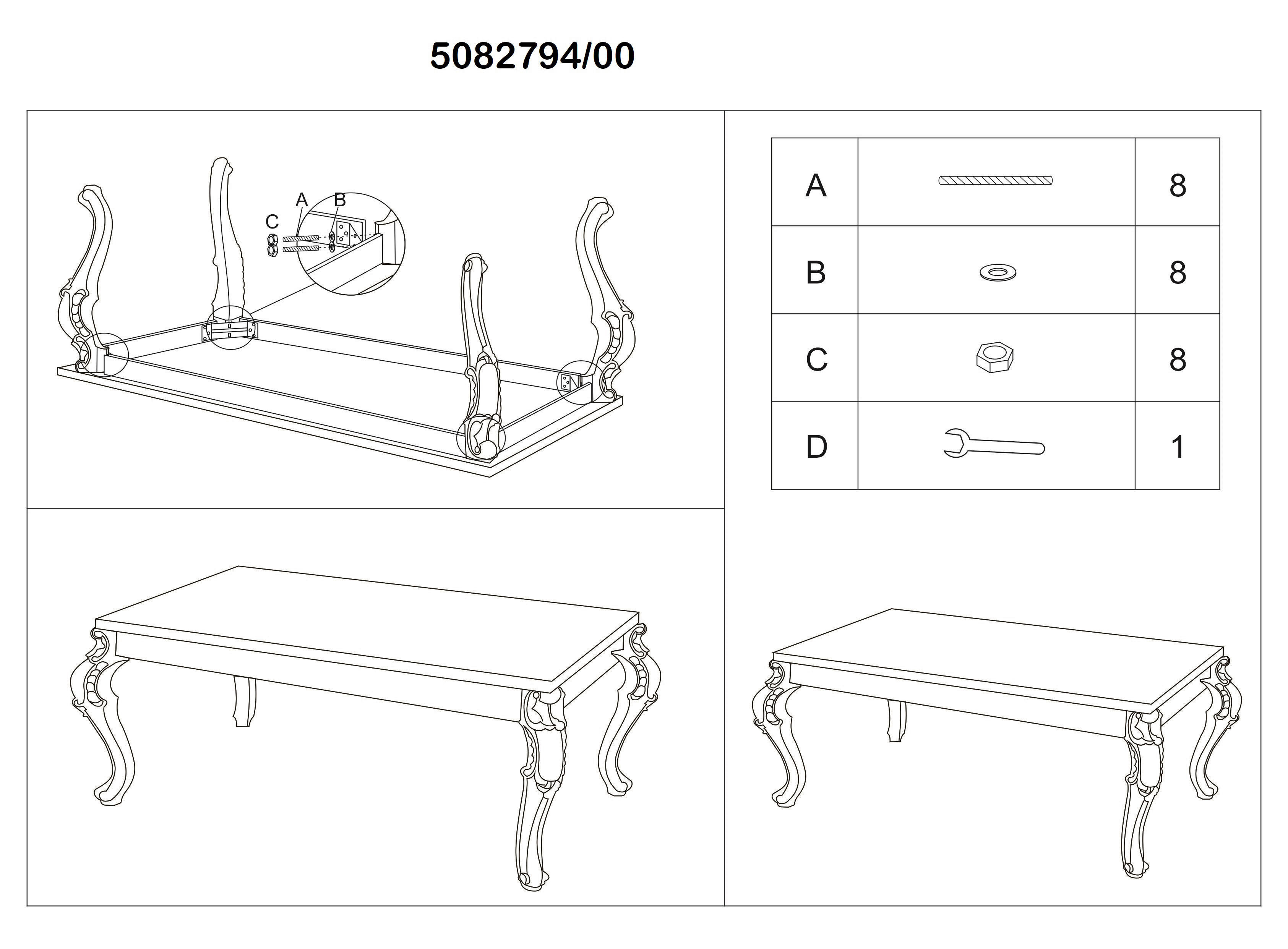 Couchtisch Padua weiß Hochglanz lackiert B/H/T: ca. 120x50x70 cm Padua - weiß (120,00/50,00/70,00cm)