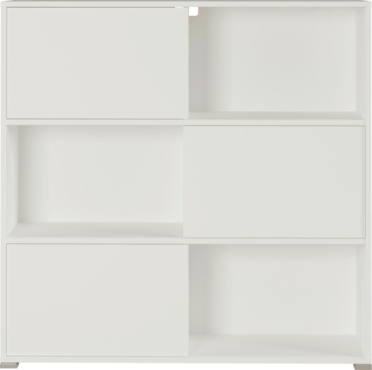 Regal B/H/T: ca. 120x119x35 cm Schiebetürregal 4038 - (120,00/119,00/35,00cm)