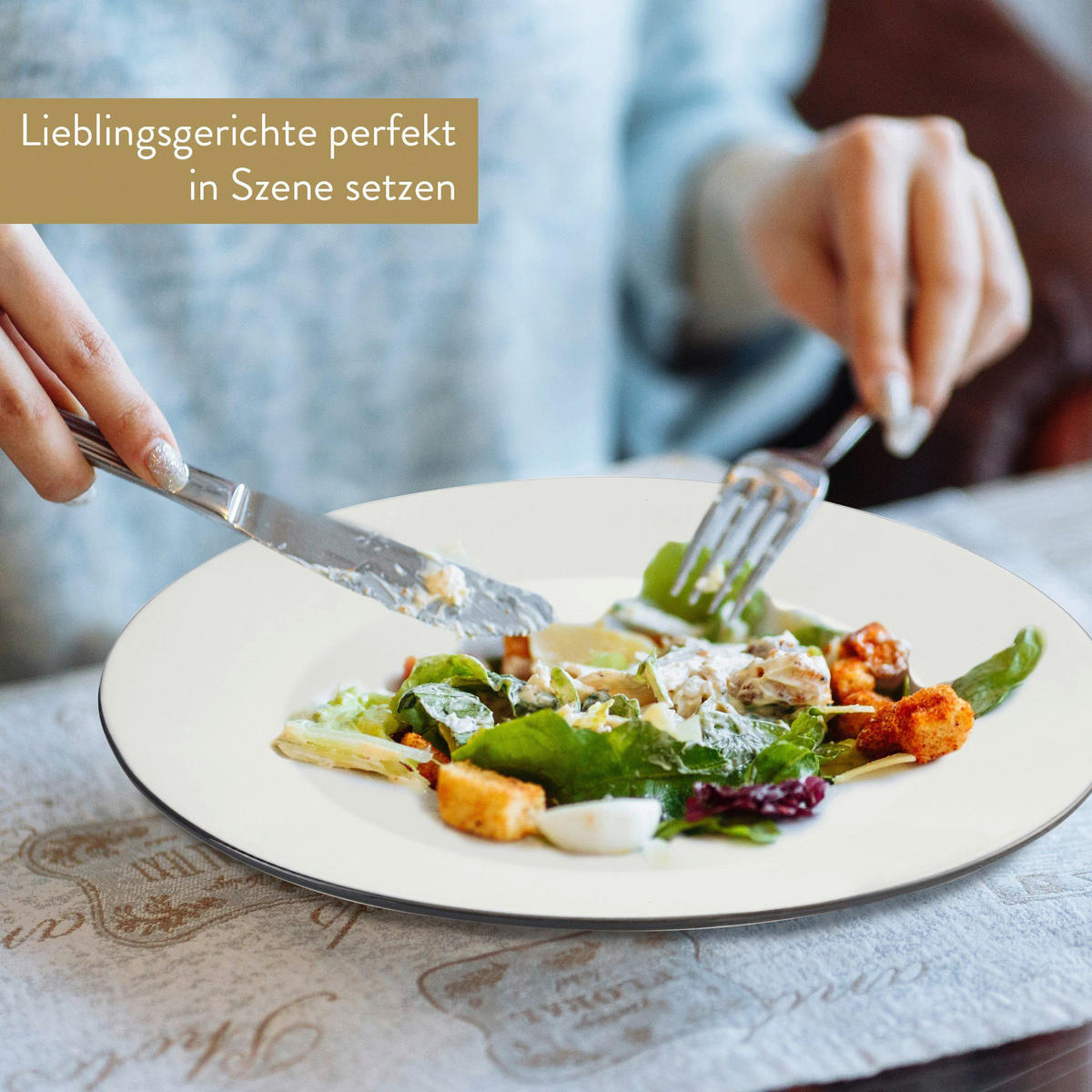 Mövenpick Kombiservice Montreux schwarz Porzellan 16 tlg. Montreux - weiß/schwarz - Mövenpick