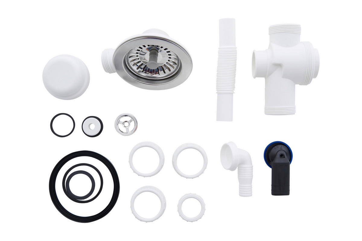 Respekta Einbauspüle Ohio 50 x 44 S schwarz Mineralite B/H/T: ca. 44x19x50 cm Ohio 50 x 44 S - schwarz (44,00/19,00/50,00cm) - Respekta