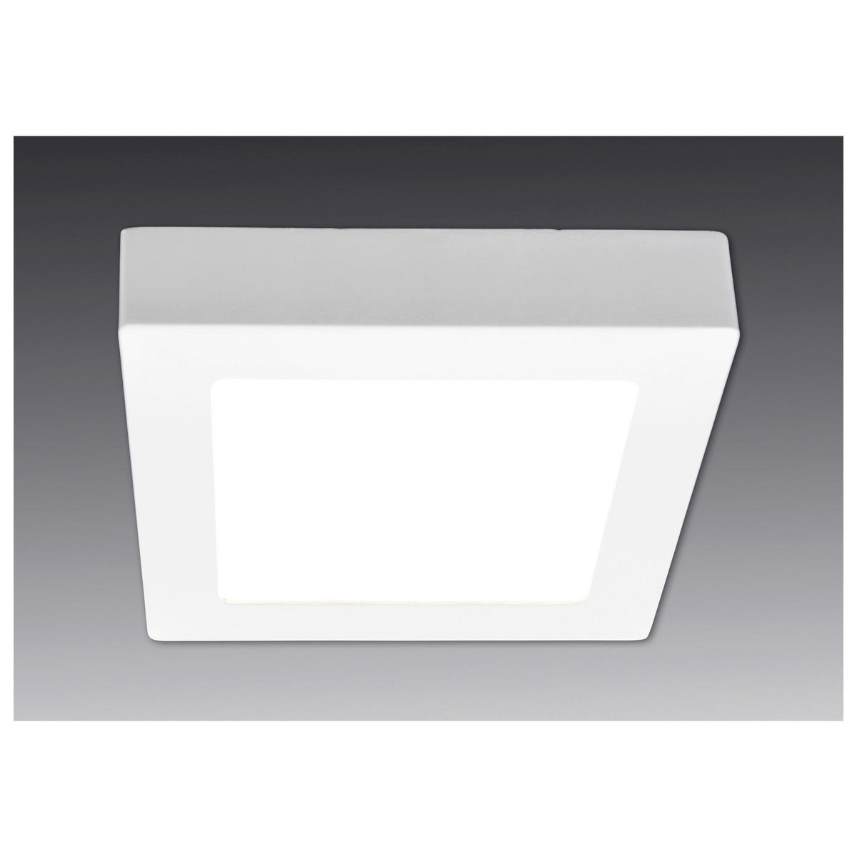 Näve Leuchten LED-Panel 1210926 weiß Metall Kunststoff B/H/T: ca. 17,2x3,5x17,2 cm 1 Brennstellen Dimplex - weiß (17,20/3,50/17,20cm) - Näve Leuchten