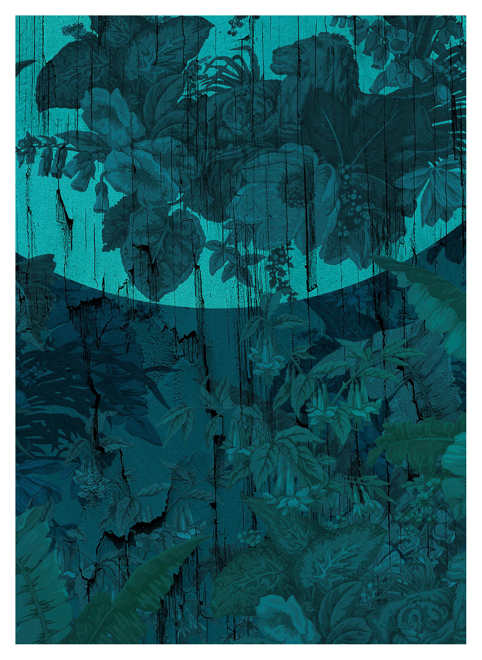Komar Poster Tapis Glorieux Pflanzen B/L: ca. 50x70 cm Tapis Glorieux - (50,00/70,00cm) - Komar