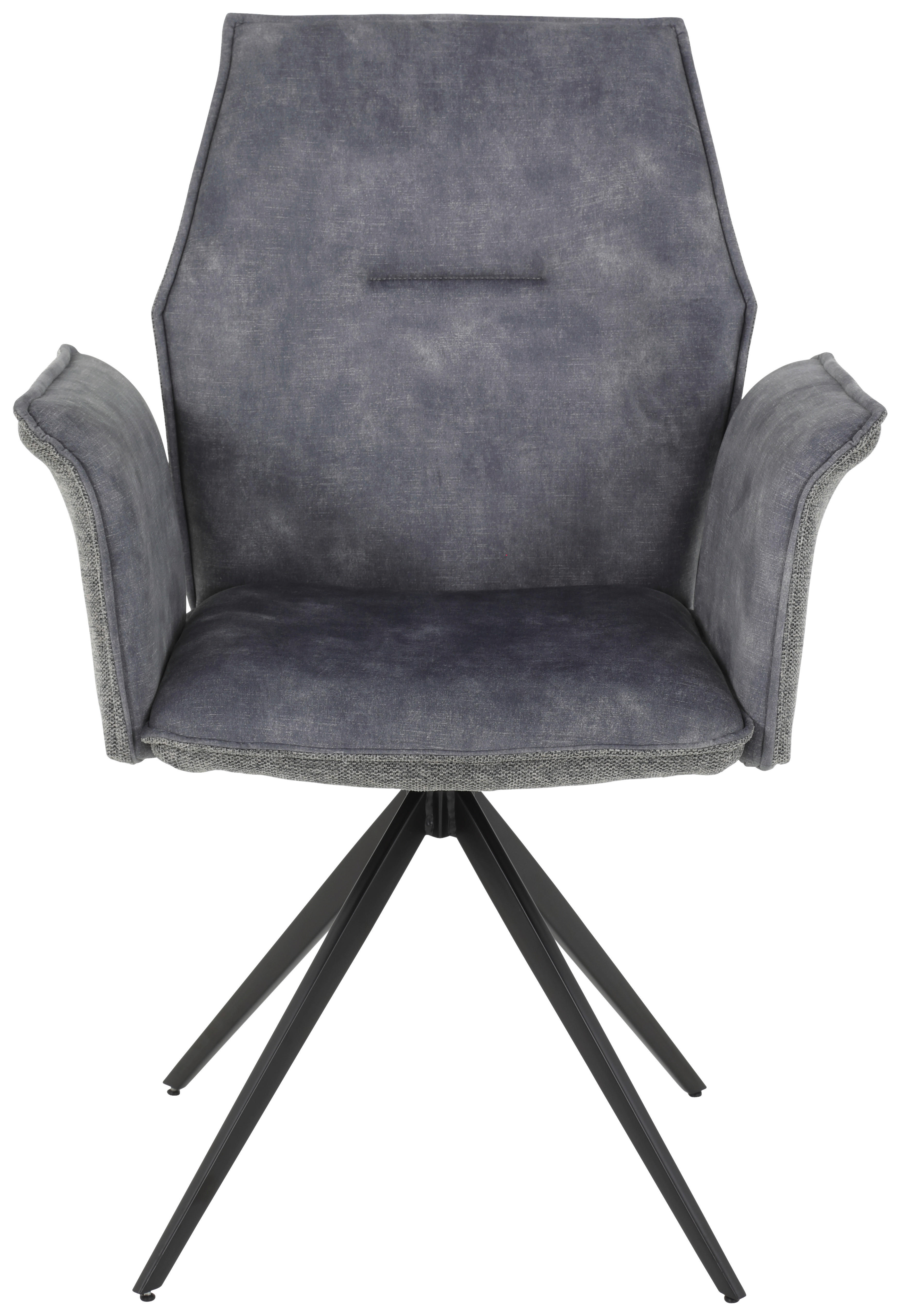 Hela Sessel SUSANNE I S grau Stoff B/H/T: ca. 65x92x64 cm SUSANNE I S - schwarz/grau (65,00/92,00/64,00cm) - Hela