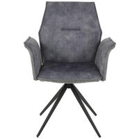 Hela Sessel SUSANNE I S grau Stoff B/H/T: ca. 65x92x64 cm SUSANNE I S - schwarz/grau (65,00/92,00/64,00cm) - Hela
