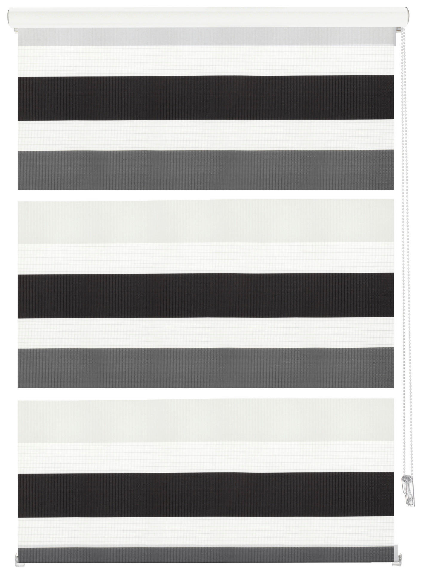 Thumbnail - Boviva Doppelrollo mit Blende weiß B/L: ca. 90x160 cm