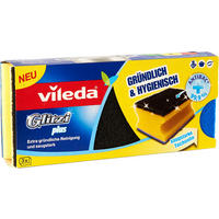 Vileda Topfschwämme gelb B/H/L: ca. 9x4,5x7 cm Topfschwamm_3erPack_Vileda - gelb/schwarz (7,00/9,00/4,50cm) - Vileda