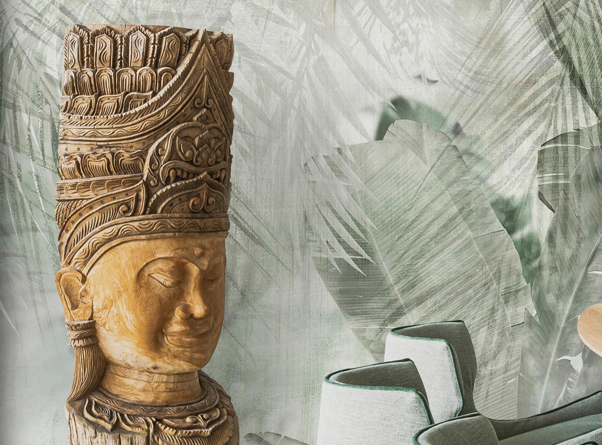 Komar Fototapete Botanical Boho B/L: ca. 400x250 cm Botanical Boho - (400,00/250,00cm) - Komar