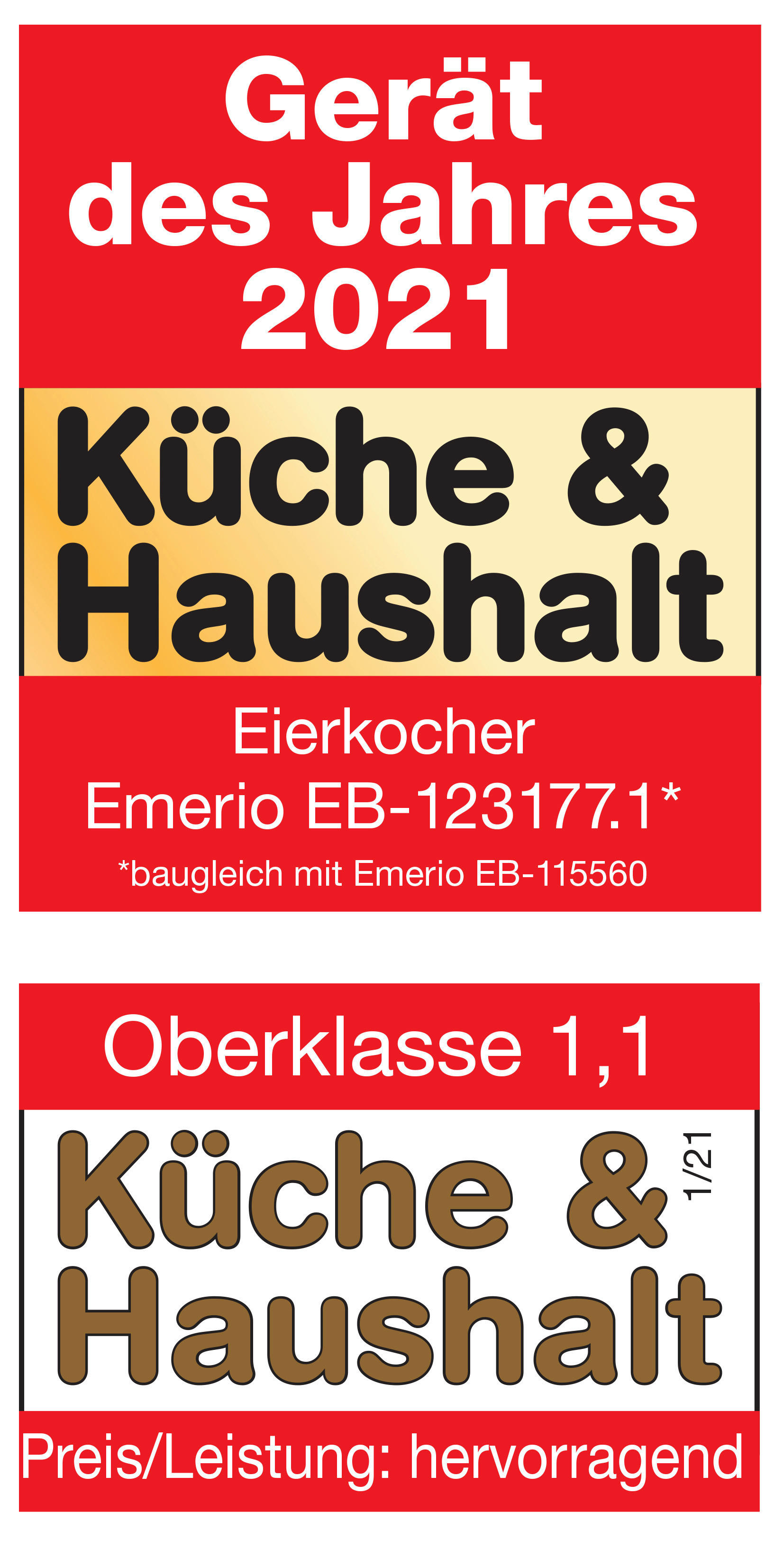 Emerio Eierkocher EB-123177.1 schwarz tr...