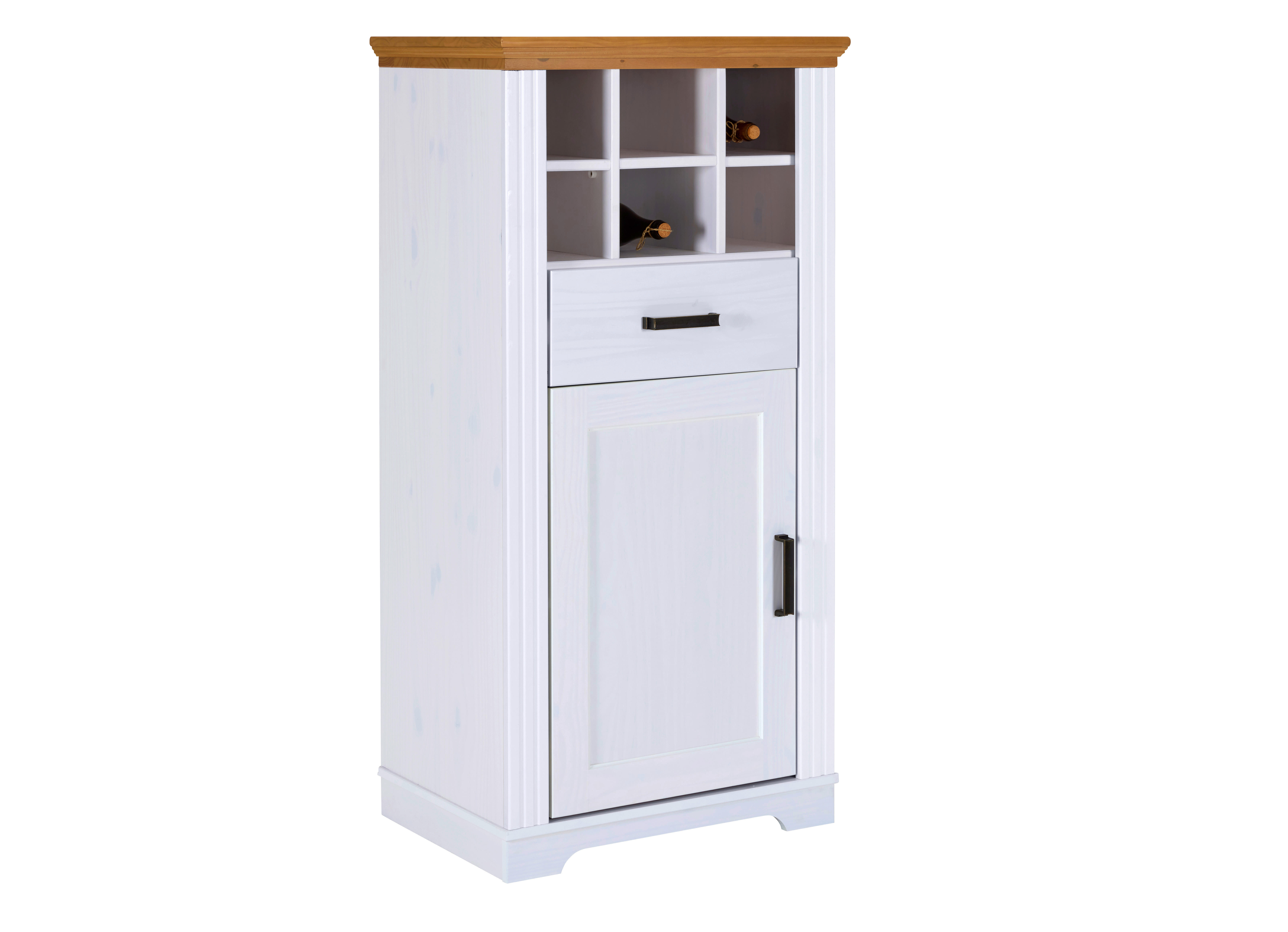 Kommode Maluno weiß lackiert B/H/L: ca. 48x136x68 cm Maluno - weiß (68,00/48,00/136,00cm) - Inter Link