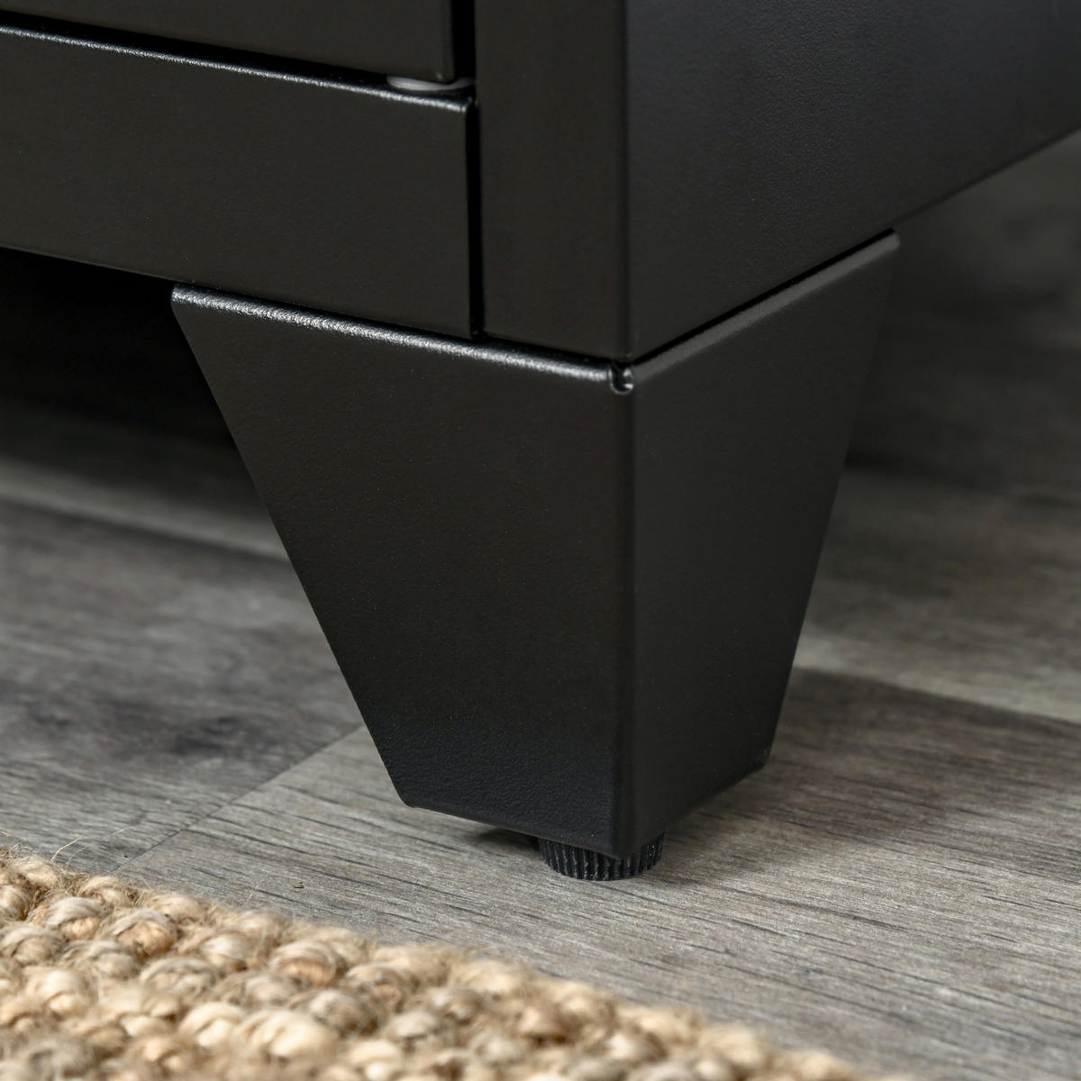 Nachtkonsole 831-429BK schwarz B/H/T: ca. 40x50x40 cm 831-429BK - schwarz (40,00/50,00/40,00cm) - HOMCOM