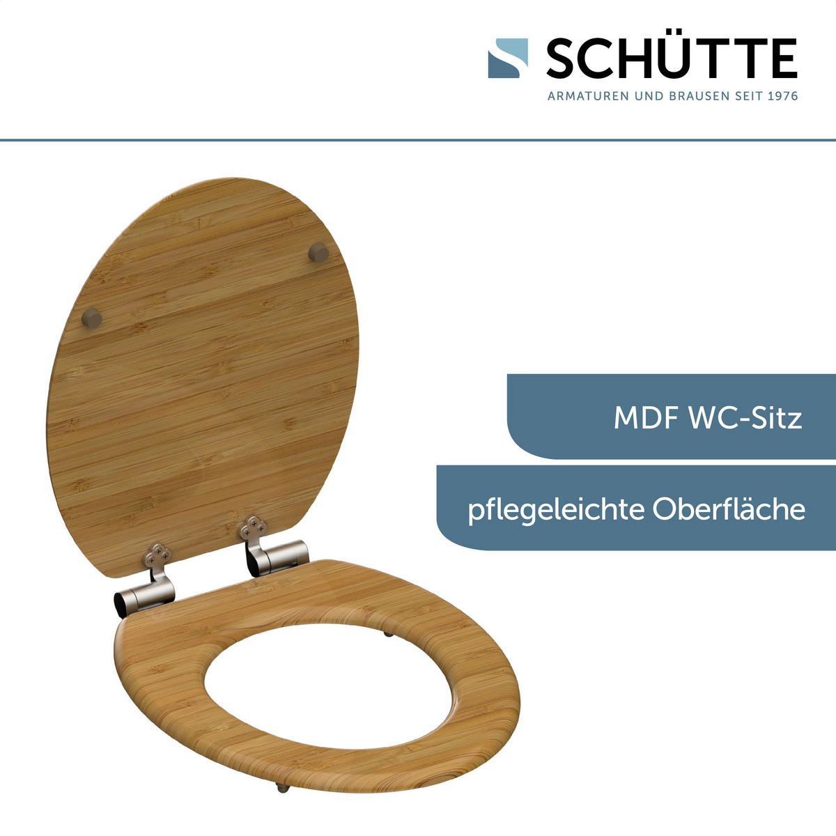 WC-Sitz DONT HURRY MDF B/H/T: ca. 43,5x5,5x37,5 cm DONT HURRY - (43,50/5,50/37,50cm) - SCHÜTTE