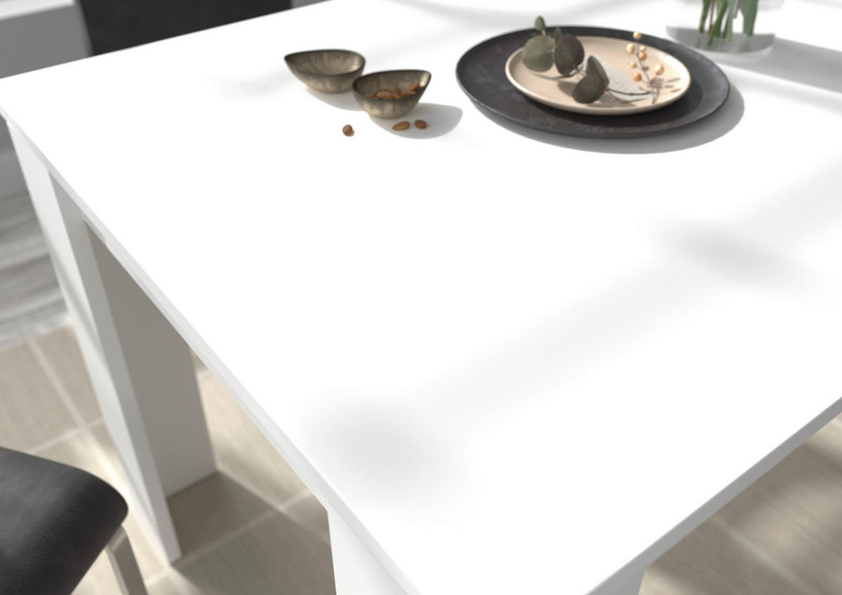 Esstisch Titan weiß B/H/L: ca. 90x76x200 cm Titan - weiß (200,00/90,00/76,00cm) - xonox.home