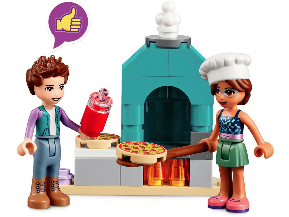 LEGO Heartlake City Pizzeria B/H/L: ca. 11x6x12 cm Heartlake-City-Pizzeria_Lego - mehrfarbig (12,00/11,00/6,00cm) - LEGO