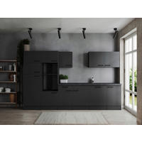 Küchenblock Oliver B/H/T: ca. 340x205x60 cm Oliver - granit/grau (340,00/205,00/60,00cm) - Respekta