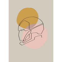 Komar Poster Soulful Sanctuary Iron Man Head Disney B/L: ca. 50x70 cm Soulful Sanctuary Iron Man Head - (50,00/70,00cm) - Komar