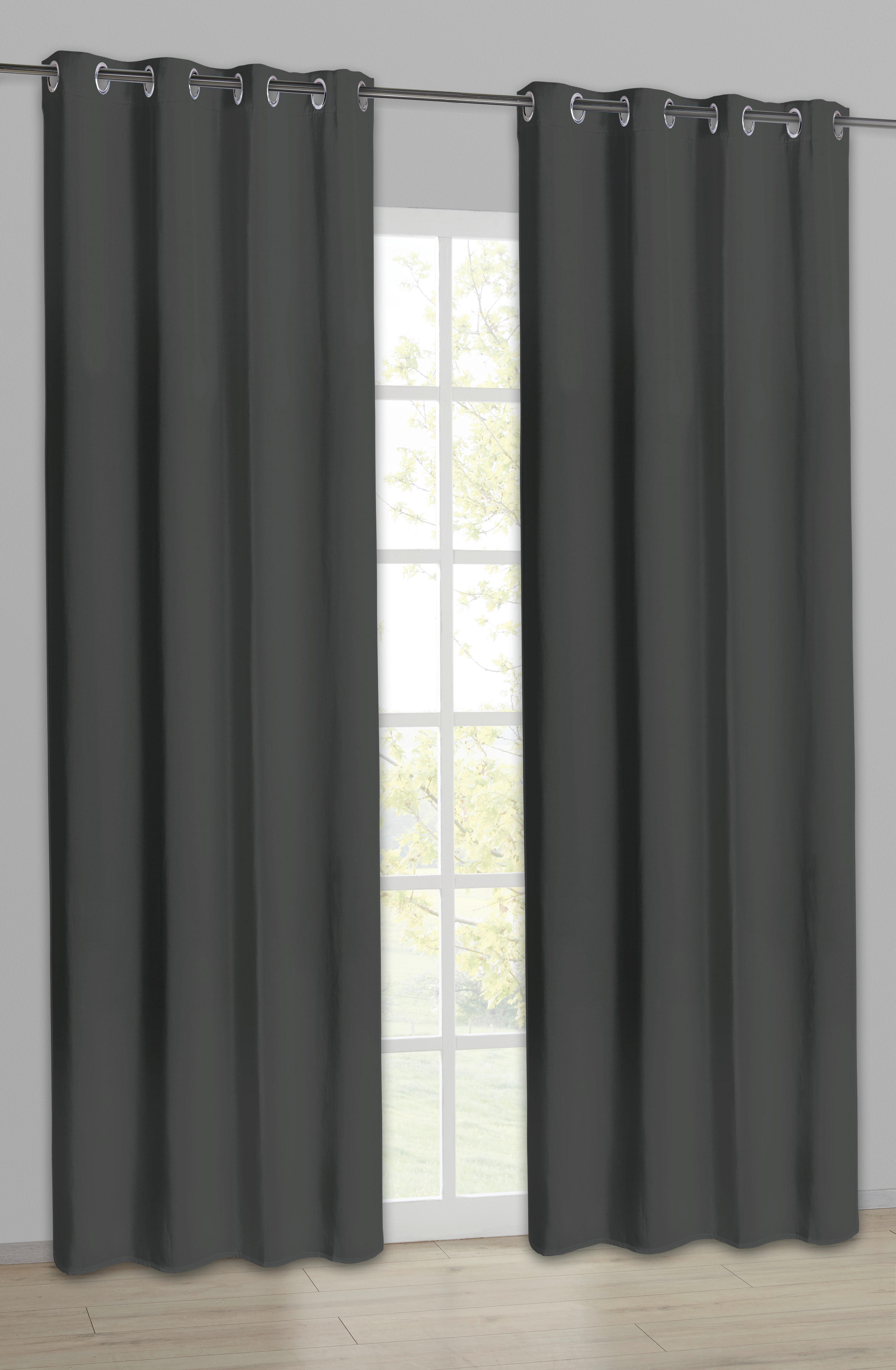 Verdunklungsvorhang Darkness dunkelgrau B/L: ca. 135x245 cm Darkness - dunkelgrau (135,00/245,00cm)