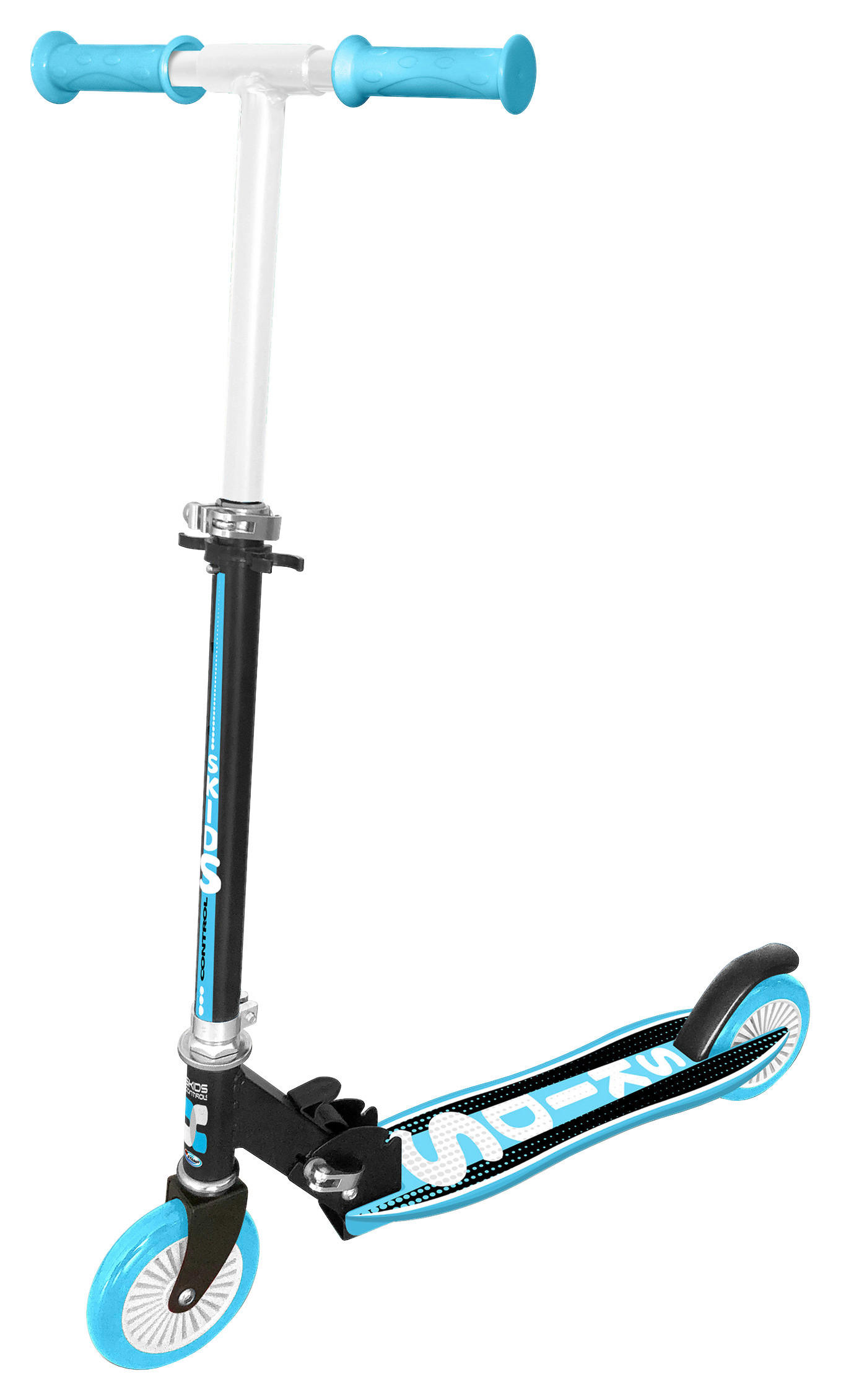 blau Kinder-Cityroller - blau/schwarz
