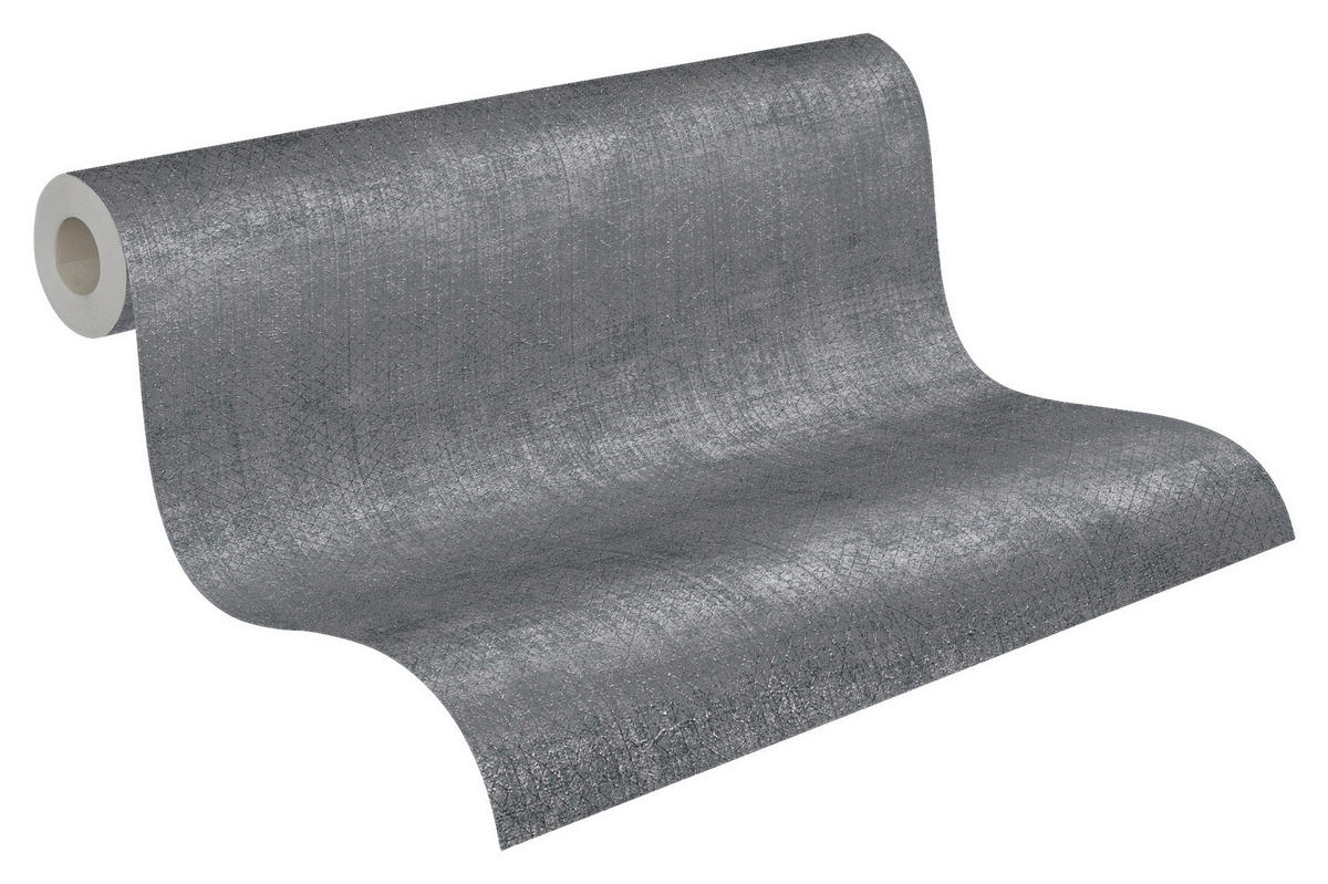 A.S.Création Vliestapete grau anthrazit B/H/D: ca. 53x1005x8,6 cm Vliestapete - anthrazit/grau (8,60/1005,00cm) - A.S.Creation